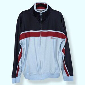 Vintage Billabong Striped Zip Sweater